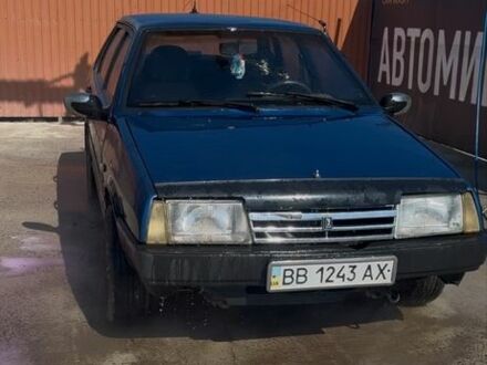 Синий ВАЗ 21099, объемом двигателя 1.5 л и пробегом 3 тыс. км за 406 $, фото 1 на Automoto.ua