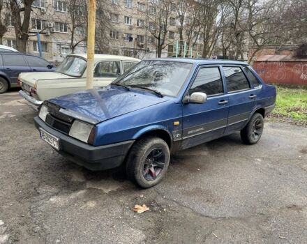 Синий ВАЗ 21099, объемом двигателя 1.6 л и пробегом 200 тыс. км за 1162 $, фото 1 на Automoto.ua