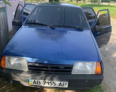 Синий ВАЗ 21099, объемом двигателя 1.5 л и пробегом 300 тыс. км за 1250 $, фото 1 на Automoto.ua