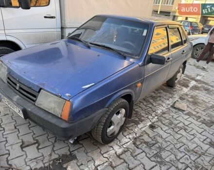 Синий ВАЗ 21099, объемом двигателя 1.6 л и пробегом 175 тыс. км за 1300 $, фото 1 на Automoto.ua