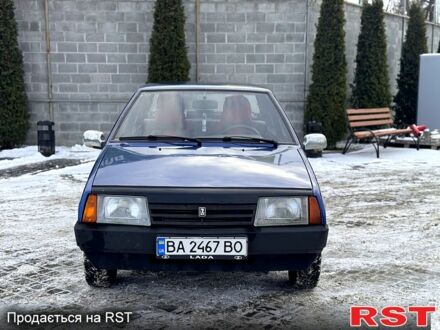 Синий ВАЗ 21099, объемом двигателя 1.6 л и пробегом 1800 тыс. км за 1500 $, фото 1 на Automoto.ua