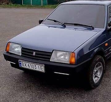 Синий ВАЗ 21099, объемом двигателя 1.6 л и пробегом 195 тыс. км за 2150 $, фото 1 на Automoto.ua