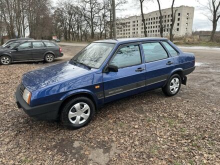 Синий ВАЗ 21099, объемом двигателя 1.6 л и пробегом 208 тыс. км за 2200 $, фото 1 на Automoto.ua
