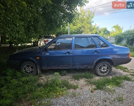 Синій ВАЗ 21099, об'ємом двигуна 1.6 л та пробігом 160 тис. км за 1200 $, фото 1 на Automoto.ua