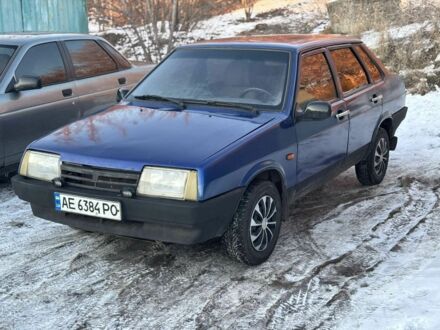 Синий ВАЗ 21099, объемом двигателя 1.6 л и пробегом 315 тыс. км за 1499 $, фото 1 на Automoto.ua