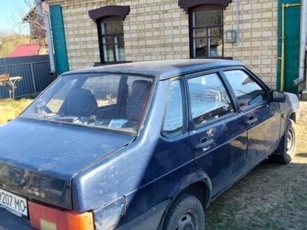 Синий ВАЗ 21099, объемом двигателя 1.6 л и пробегом 170 тыс. км за 1300 $, фото 1 на Automoto.ua