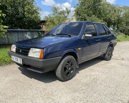 Синий ВАЗ 21099, объемом двигателя 1.6 л и пробегом 280 тыс. км за 1900 $, фото 1 на Automoto.ua