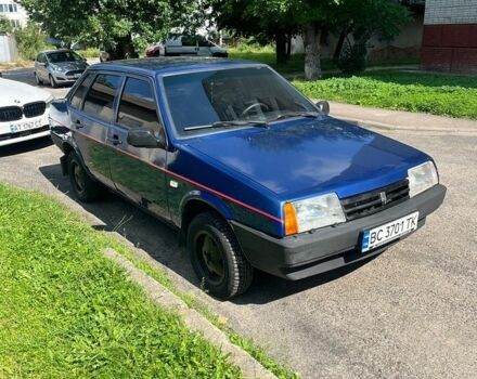 Синій ВАЗ 21099, об'ємом двигуна 1.6 л та пробігом 251 тис. км за 1050 $, фото 1 на Automoto.ua