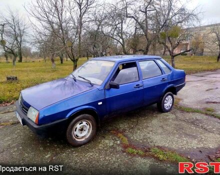 Синий ВАЗ 21099, объемом двигателя 1.6 л и пробегом 215 тыс. км за 1300 $, фото 1 на Automoto.ua