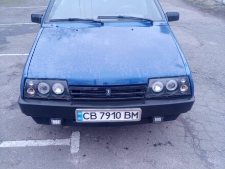 Синий ВАЗ 21099, объемом двигателя 1.6 л и пробегом 202 тыс. км за 2100 $, фото 1 на Automoto.ua