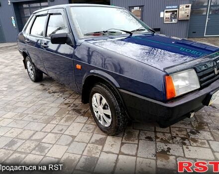 Синій ВАЗ 21099, об'ємом двигуна 1.5 л та пробігом 1200 тис. км за 1999 $, фото 1 на Automoto.ua