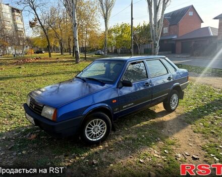 Синий ВАЗ 21099, объемом двигателя 1.6 л и пробегом 160 тыс. км за 1950 $, фото 1 на Automoto.ua