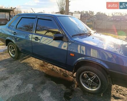 Синий ВАЗ 21099, объемом двигателя 1.6 л и пробегом 94 тыс. км за 2750 $, фото 1 на Automoto.ua