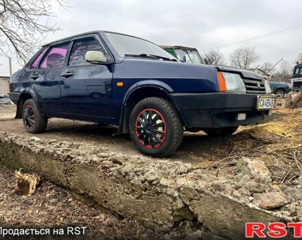 Синий ВАЗ 21099, объемом двигателя 1.6 л и пробегом 198 тыс. км за 1450 $, фото 1 на Automoto.ua