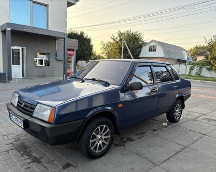 Синий ВАЗ 21099, объемом двигателя 1.6 л и пробегом 180 тыс. км за 2150 $, фото 1 на Automoto.ua
