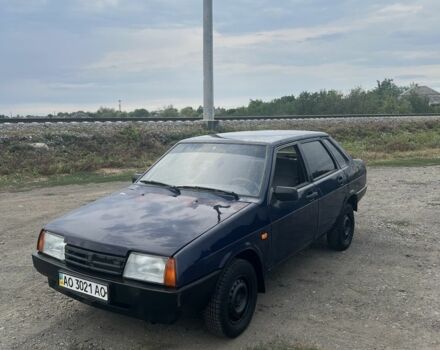 Синий ВАЗ 21099, объемом двигателя 1.6 л и пробегом 170 тыс. км за 673 $, фото 1 на Automoto.ua