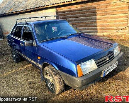 Синий ВАЗ 21099, объемом двигателя 1.6 л и пробегом 197 тыс. км за 2200 $, фото 1 на Automoto.ua