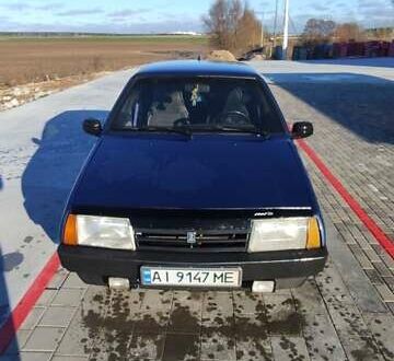 Синий ВАЗ 21099, объемом двигателя 1.6 л и пробегом 260 тыс. км за 1200 $, фото 1 на Automoto.ua