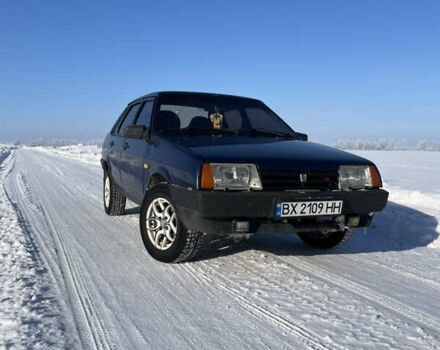 Синий ВАЗ 21099, объемом двигателя 1.6 л и пробегом 329 тыс. км за 1600 $, фото 1 на Automoto.ua