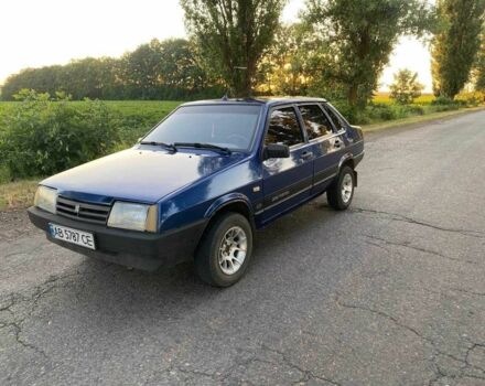 Синий ВАЗ 21099, объемом двигателя 1.6 л и пробегом 3 тыс. км за 1509 $, фото 1 на Automoto.ua