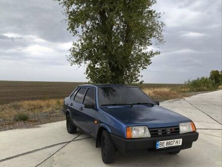 Синий ВАЗ 21099, объемом двигателя 1.6 л и пробегом 215 тыс. км за 2350 $, фото 1 на Automoto.ua