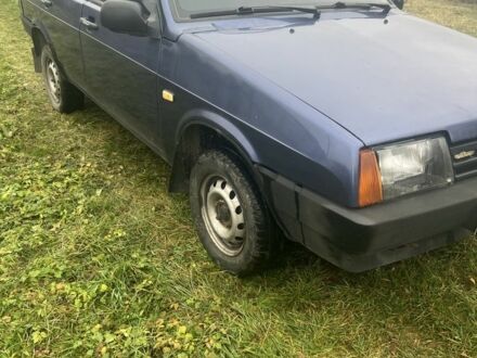 Синий ВАЗ 21099, объемом двигателя 1.6 л и пробегом 150 тыс. км за 1600 $, фото 1 на Automoto.ua