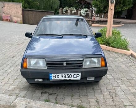 Синий ВАЗ 21099, объемом двигателя 1.6 л и пробегом 174 тыс. км за 1950 $, фото 1 на Automoto.ua