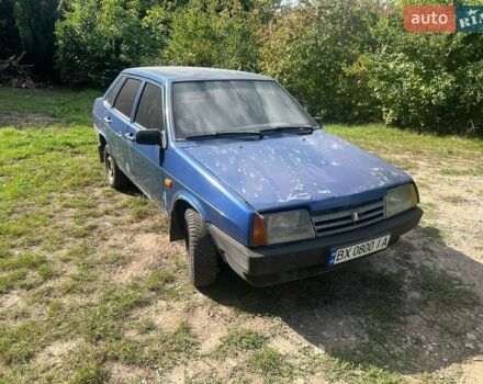 Синій ВАЗ 21099, об'ємом двигуна 1.6 л та пробігом 449 тис. км за 800 $, фото 1 на Automoto.ua
