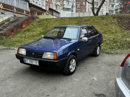 Синий ВАЗ 21099, объемом двигателя 1.6 л и пробегом 289 тыс. км за 1850 $, фото 1 на Automoto.ua