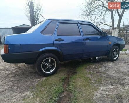 Синий ВАЗ 21099, объемом двигателя 1.6 л и пробегом 95 тыс. км за 2750 $, фото 1 на Automoto.ua