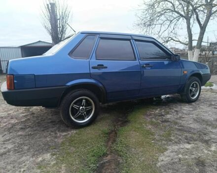 Синий ВАЗ 21099, объемом двигателя 1.6 л и пробегом 94 тыс. км за 2750 $, фото 1 на Automoto.ua