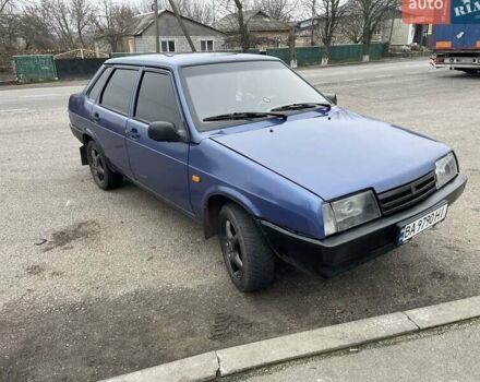 Синий ВАЗ 21099, объемом двигателя 1.6 л и пробегом 224 тыс. км за 2200 $, фото 1 на Automoto.ua