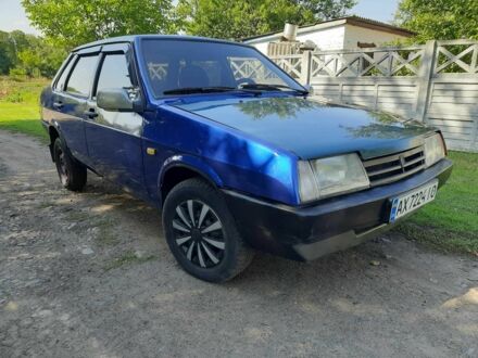 Синій ВАЗ 21099, об'ємом двигуна 1.6 л та пробігом 188 тис. км за 950 $, фото 1 на Automoto.ua