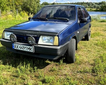 Синий ВАЗ 21099, объемом двигателя 1.6 л и пробегом 156 тыс. км за 2200 $, фото 1 на Automoto.ua