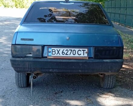 Синий ВАЗ 21099, объемом двигателя 1.6 л и пробегом 245 тыс. км за 721 $, фото 1 на Automoto.ua