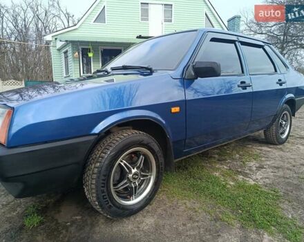 Синій ВАЗ 21099, об'ємом двигуна 1.6 л та пробігом 94 тис. км за 2750 $, фото 1 на Automoto.ua
