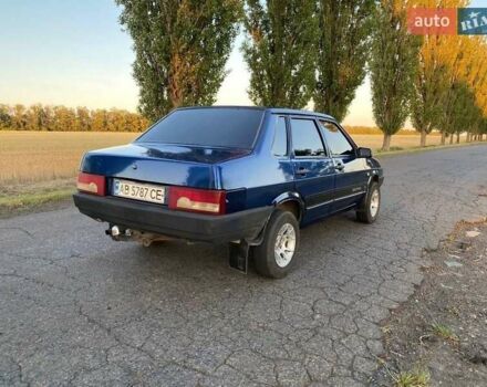 Синий ВАЗ 21099, объемом двигателя 1.6 л и пробегом 222 тыс. км за 1500 $, фото 1 на Automoto.ua