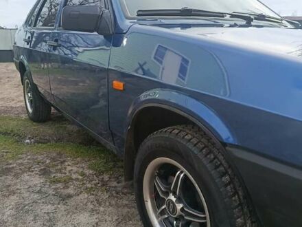 Синий ВАЗ 21099, объемом двигателя 1.6 л и пробегом 94 тыс. км за 2850 $, фото 1 на Automoto.ua