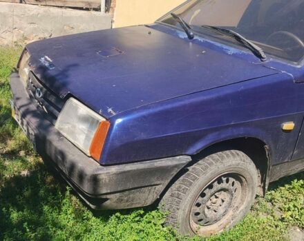Синий ВАЗ 21099, объемом двигателя 1.5 л и пробегом 250 тыс. км за 650 $, фото 1 на Automoto.ua