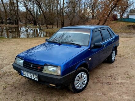 Синій ВАЗ 21099, об'ємом двигуна 1.6 л та пробігом 312 тис. км за 1999 $, фото 1 на Automoto.ua