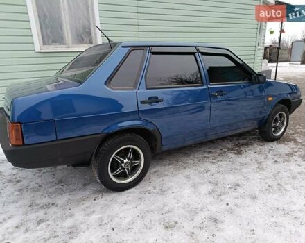 Синий ВАЗ 21099, объемом двигателя 1.6 л и пробегом 95 тыс. км за 2750 $, фото 1 на Automoto.ua