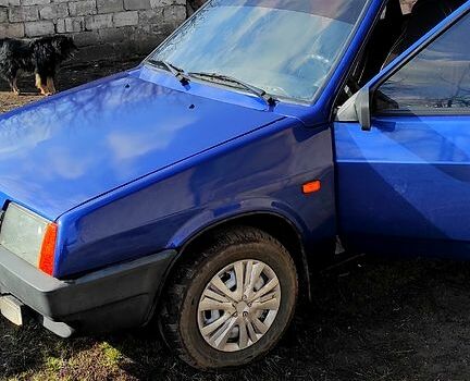 Синий ВАЗ 21099, объемом двигателя 1.6 л и пробегом 190 тыс. км за 1450 $, фото 1 на Automoto.ua
