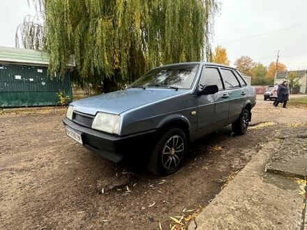 Синий ВАЗ 21099, объемом двигателя 1.6 л и пробегом 300 тыс. км за 1700 $, фото 1 на Automoto.ua