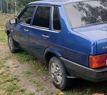 Синий ВАЗ 21099, объемом двигателя 1.6 л и пробегом 160 тыс. км за 2500 $, фото 1 на Automoto.ua