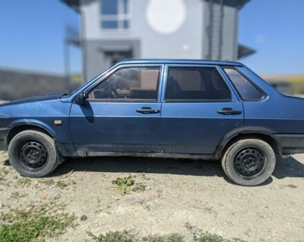 Синий ВАЗ 21099, объемом двигателя 1.6 л и пробегом 242 тыс. км за 600 $, фото 1 на Automoto.ua