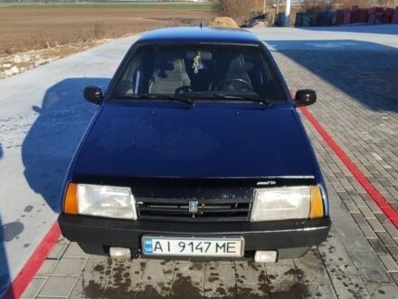 Синий ВАЗ 21099, объемом двигателя 1.6 л и пробегом 260 тыс. км за 1200 $, фото 1 на Automoto.ua