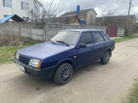 Синий ВАЗ 21099, объемом двигателя 1.6 л и пробегом 240 тыс. км за 950 $, фото 1 на Automoto.ua