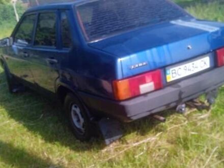 Синий ВАЗ 21099, объемом двигателя 1.6 л и пробегом 240 тыс. км за 1200 $, фото 1 на Automoto.ua