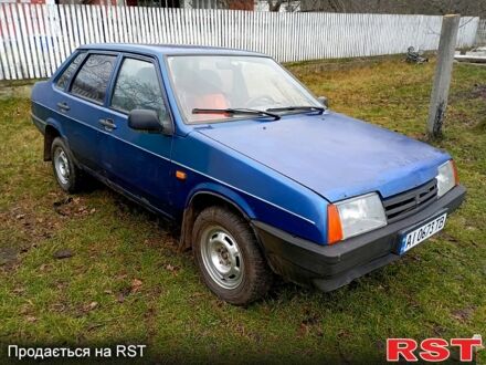 Синій ВАЗ 21099, об'ємом двигуна 1.6 л та пробігом 65 тис. км за 888 $, фото 1 на Automoto.ua