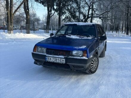 Синий ВАЗ 21099, объемом двигателя 1.6 л и пробегом 100 тыс. км за 899 $, фото 1 на Automoto.ua